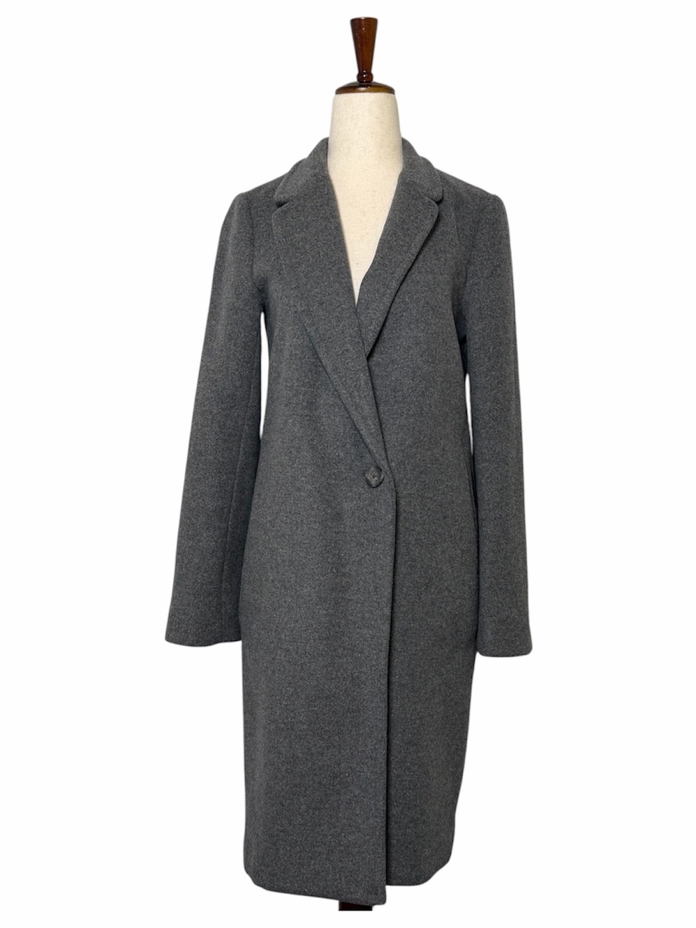 Aritzia Babaton Stedman Double-Faced Wool Coat Gray XXS
